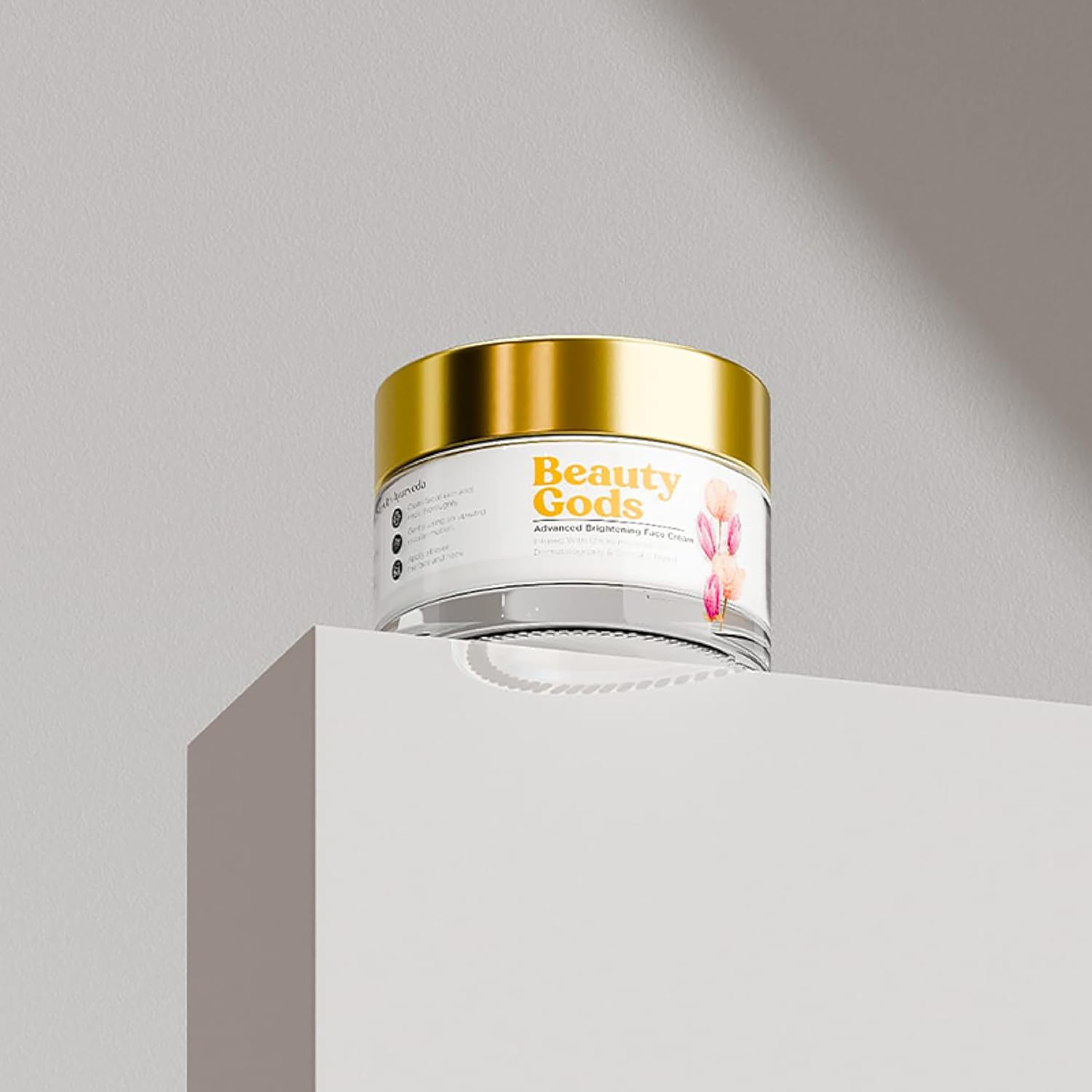 BeautyGods Advanced Face Brightening Night Cream | Reduces Dark Spots, Uneven Skin Tone & Fine Lines | Lightweight & Hydrating Formula | For All Skin Types | 50 g